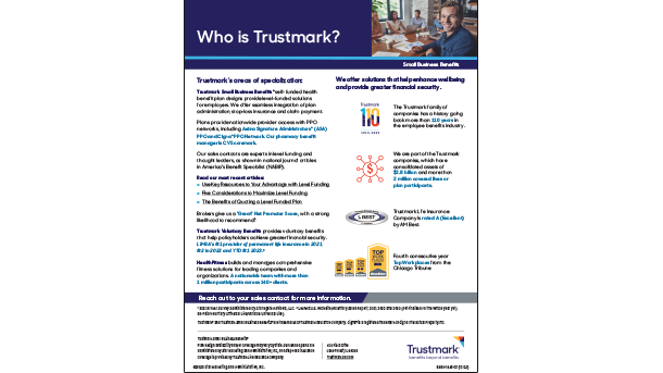Flyer of who is Trustmark